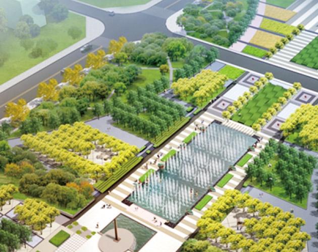 巴彥淖爾市臨河區(qū)政府廣場